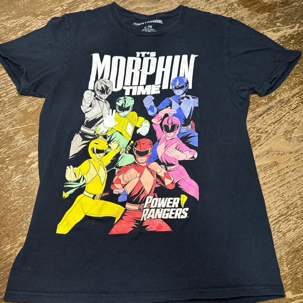 Power Rangers Black T-Shirt
